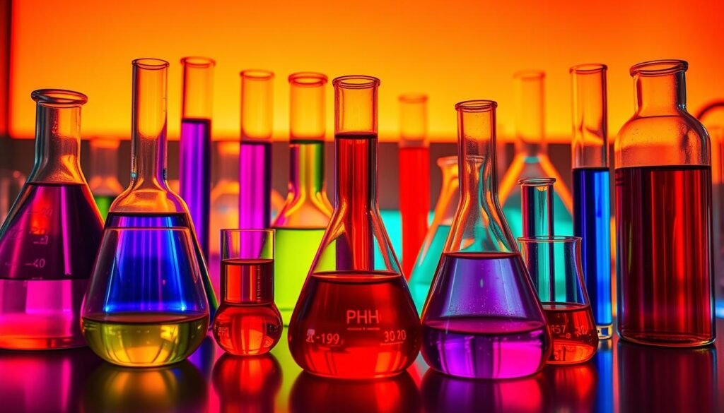 Regenbogen‑Gläser mit pH‑Farben Regenbogen‑Gläser mit pH‑Farben