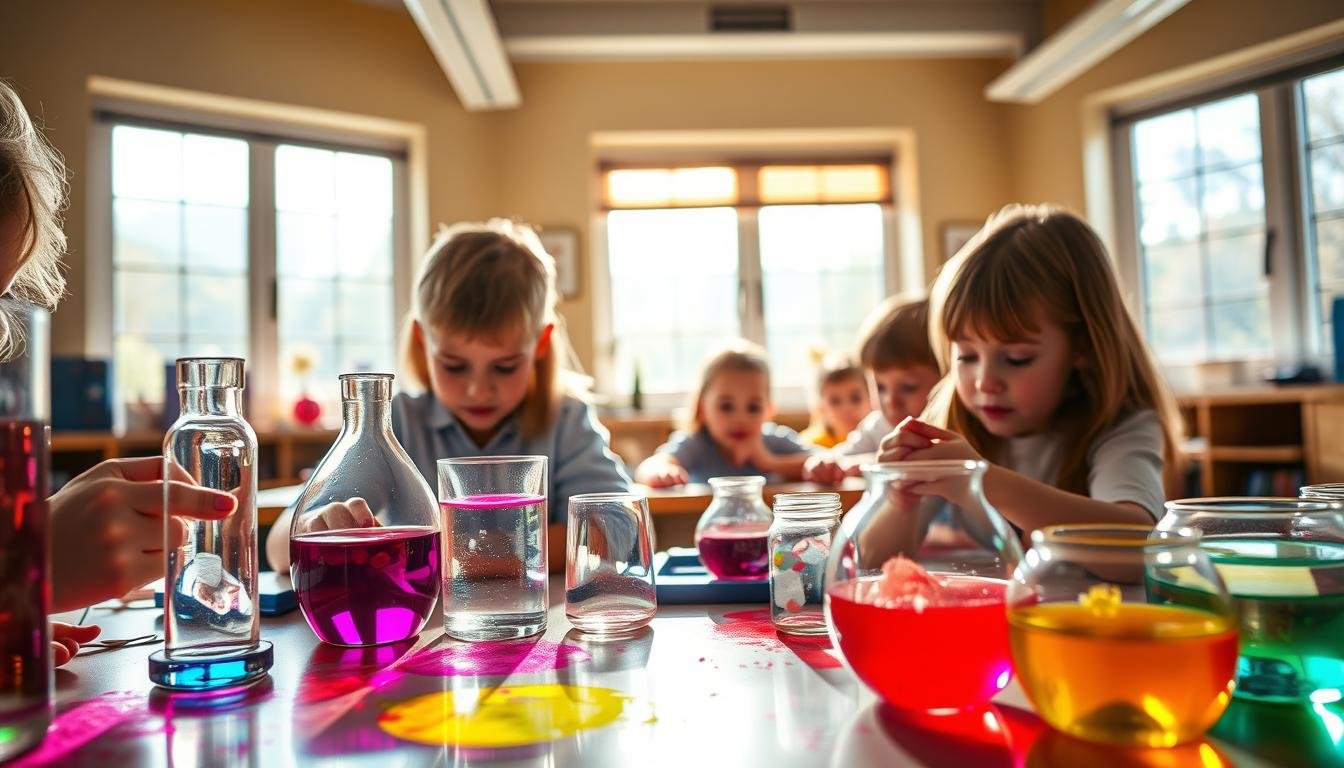 experimente für kinder mit farben