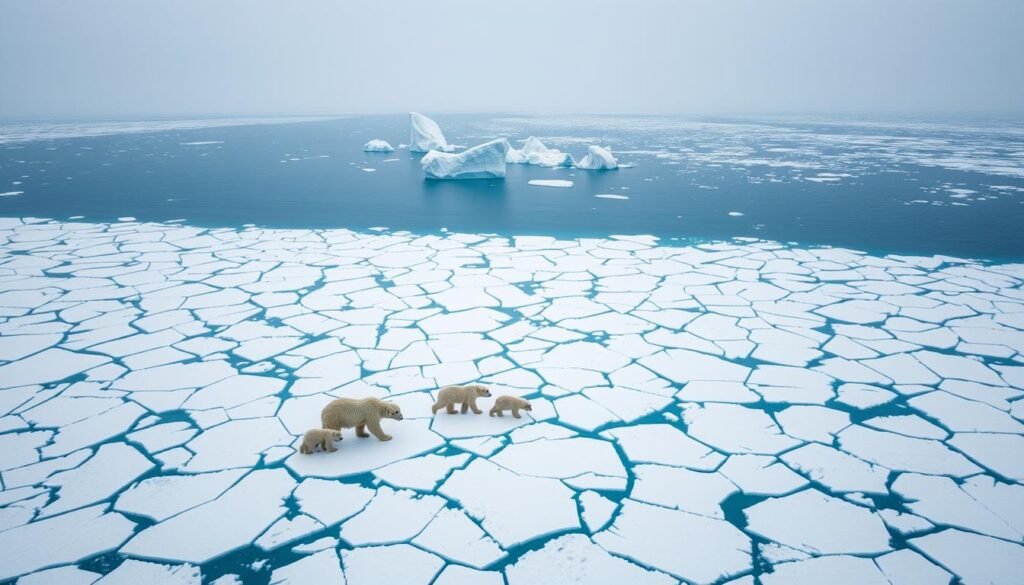 sea ice polar bears sea ice polar bears